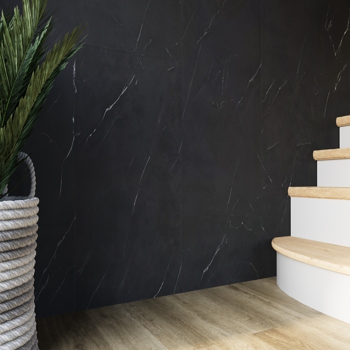 Panele ścienne KORNER SPECTRA WALL MARMUR NERO 4mm 25-SPC-SPCTR-02W 120cmx30cm